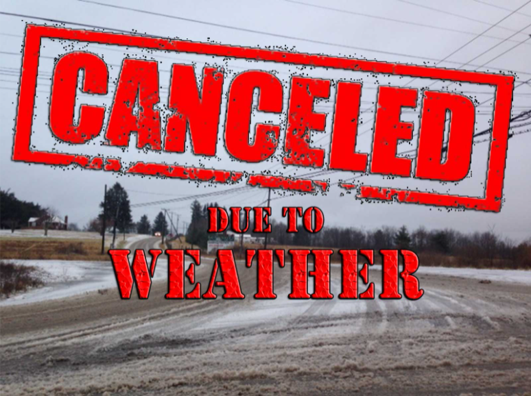 All Activities Cancelled/Postponed Selby Area School